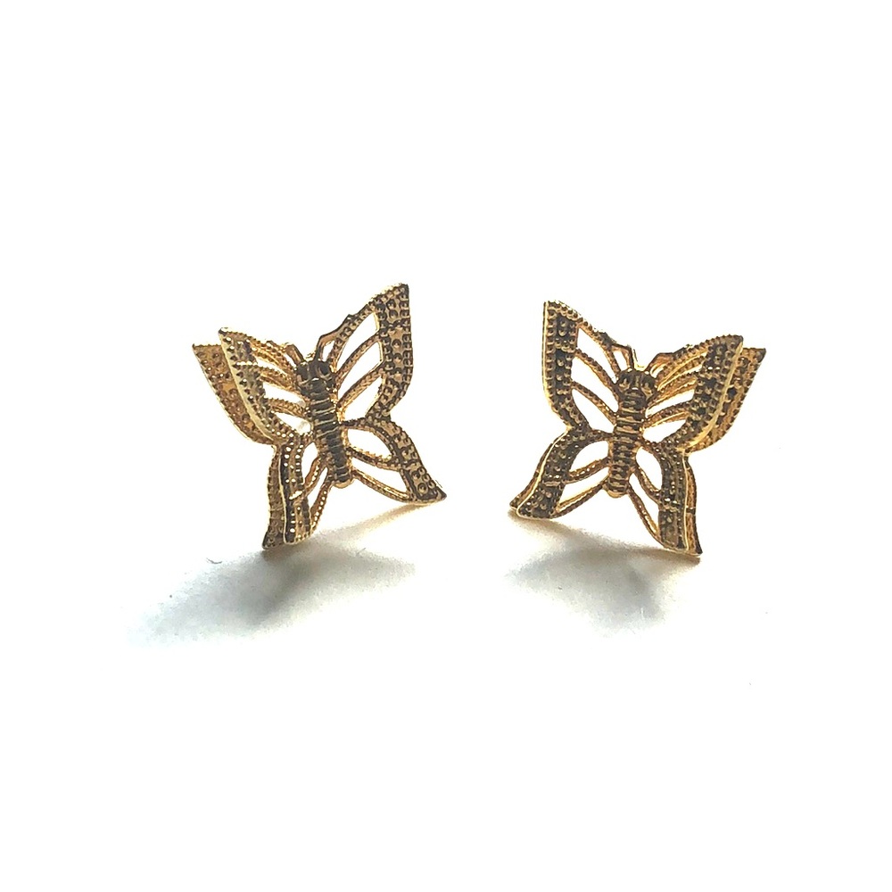 Gold Butterly Studs